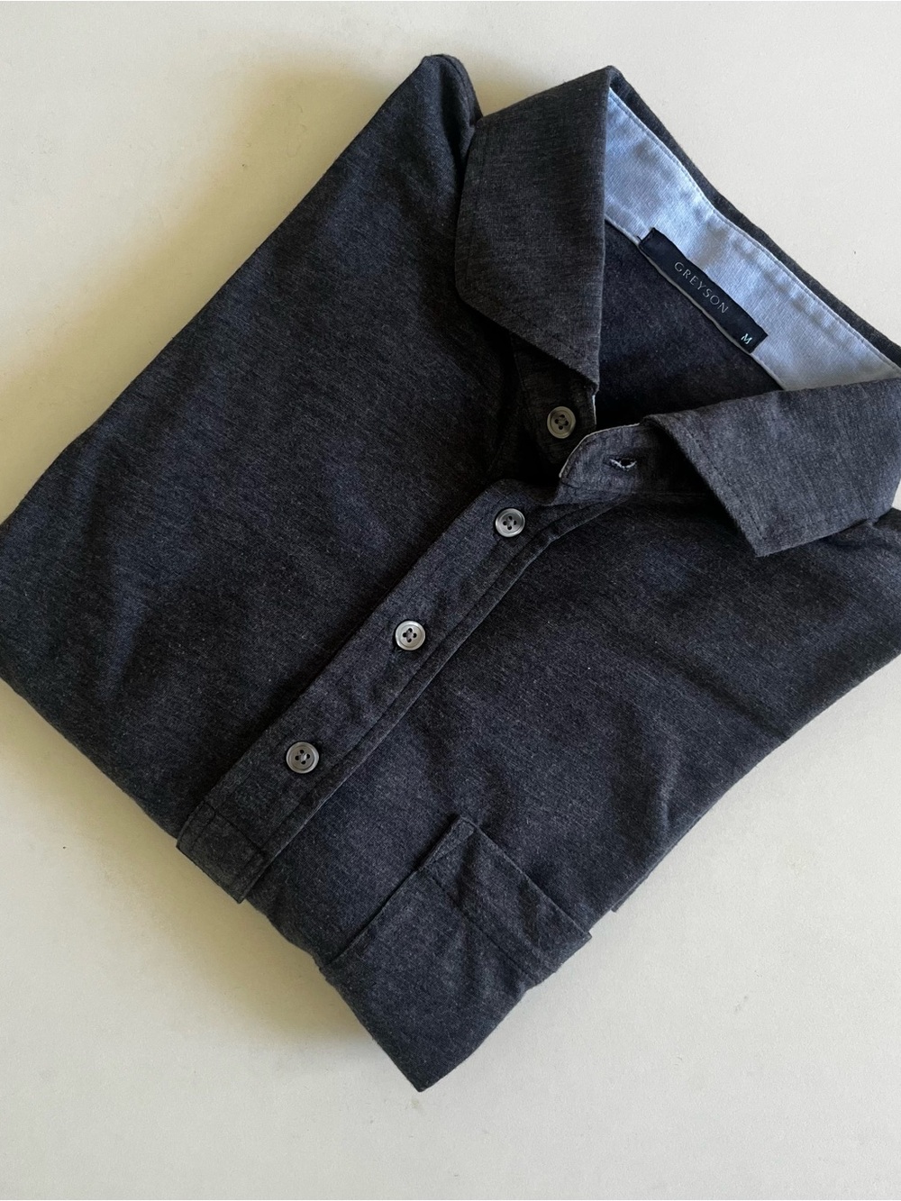 Greyson Dark Charcoal Button-Down Shirt Men’s Size M *Read*